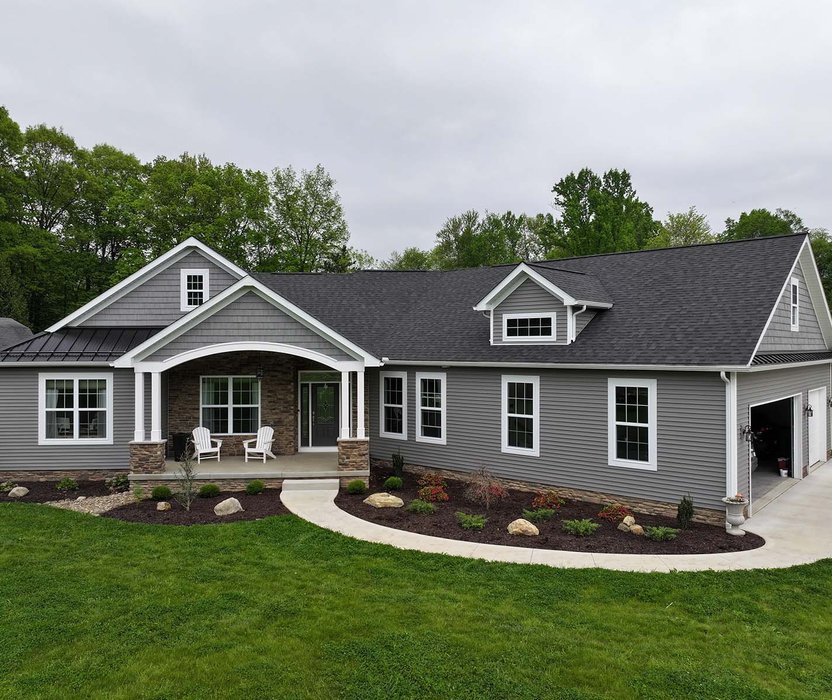 exterior project by J&J Roofing and Construction