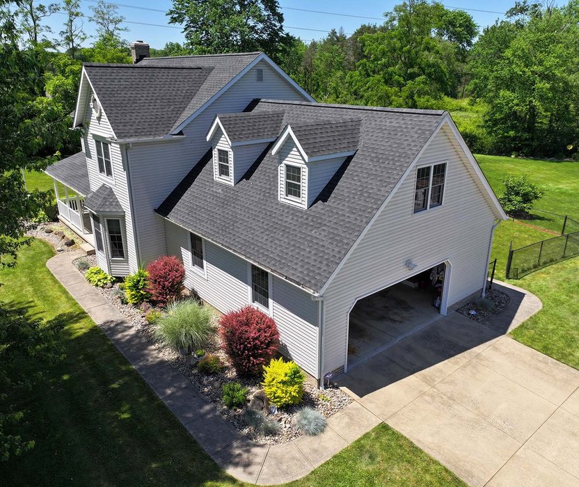 completed project by J&J Roofing in Northeast Ohio