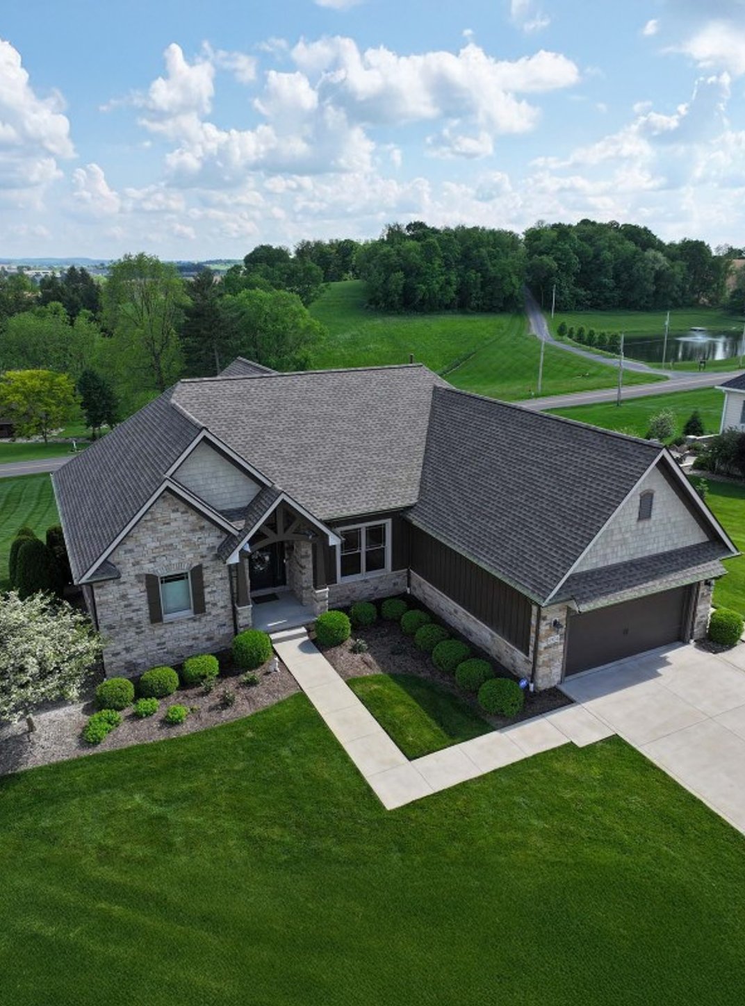 asphalt shingle roof replacement in Dundee, OH by J&J Roofing